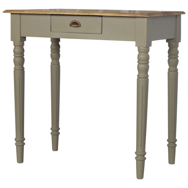 Grey painted writring desk